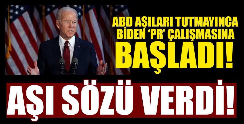 Biden'dan koronavirüs aşısı sözü!