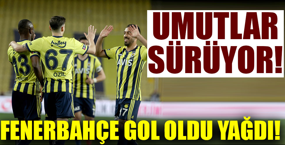 Fenerbahçe gol oldu yağdı!