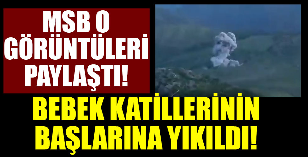 PKK'ya ağır darbe MSB o anları paylaştı!