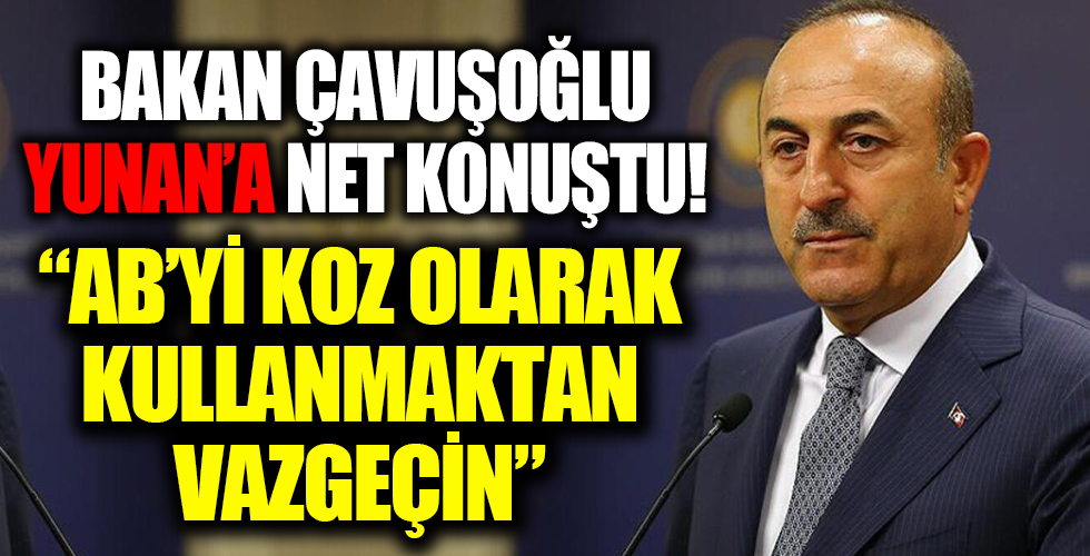 Bakan Çavuşoğlu Yunan basınına konuştu: Sevilla Haritasından vazgeçin