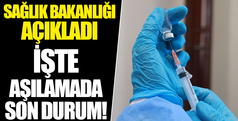 Sağlık Bakanlığından aşı açıklaması: Bir haftada bir milyon arttı