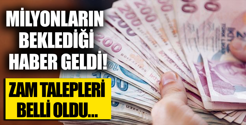 Milyonlarca kamu çalışanı bu haberi bekliyordu! Sendikaların zam talepleri belli oldu! Türk-İş ve Hak-İş...