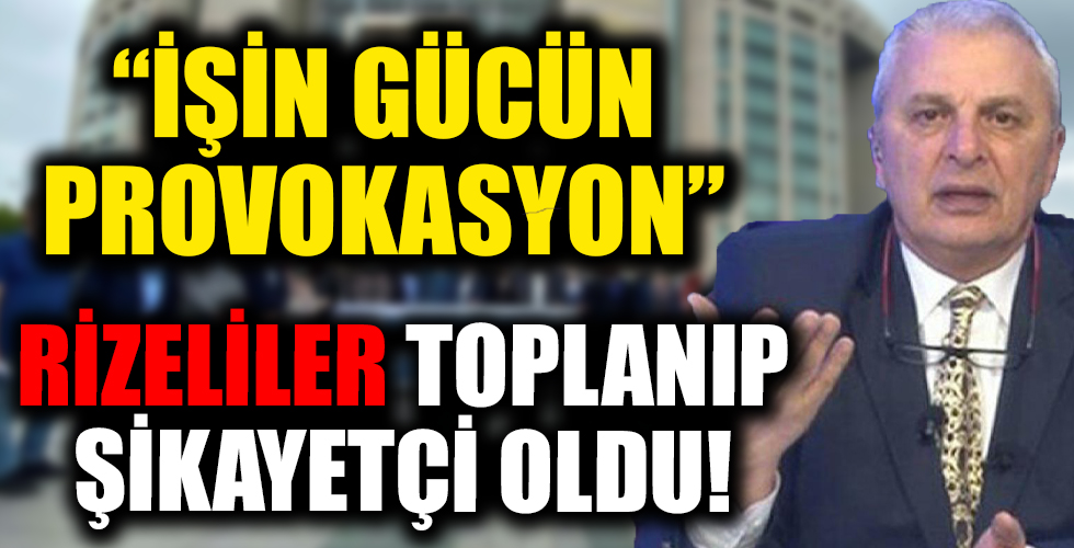 Rizelilere tehditler savuran provokatör gazeteci Can Ataklı hakkında suç duyurusu