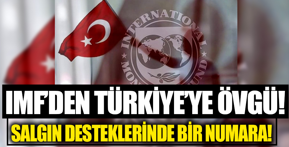 IMF’den salgın desteklerinde Türkiye'ye övgü: En fazla likidite desteği sağlayan ülke oldu.