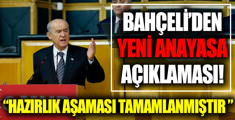 MHP Genel Başkanı Devlet Bahçeli'den basın toplantısında önemli açıklamalar