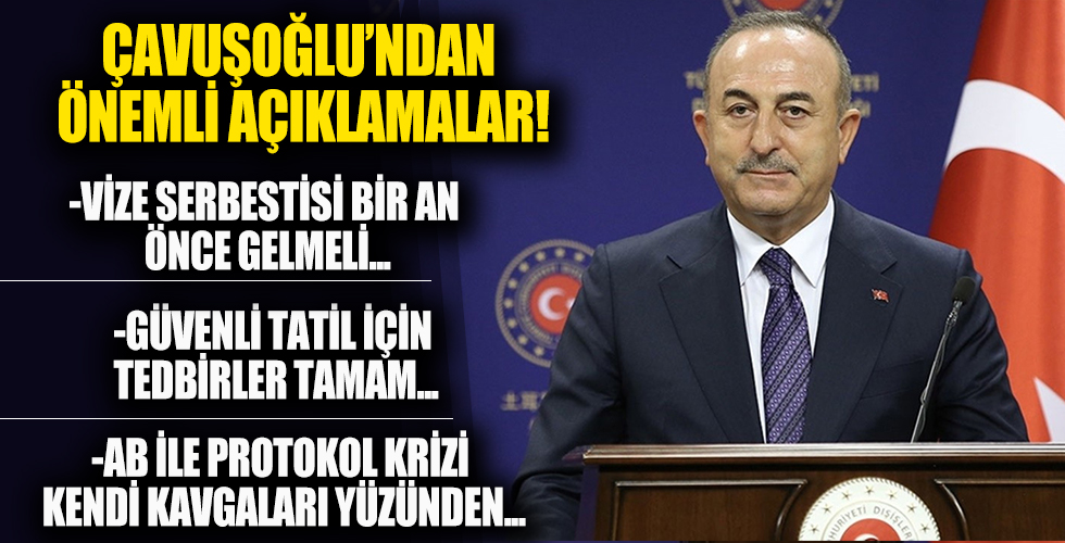 Dışişleri Bakanı Çavuşoğlu'ndan Almanya'da önemli açıklamalar