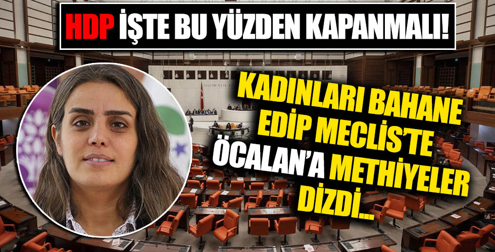 HDP bu yüzden kapanmalı! Kadınları unuttu, Öcalan’a methiyeler dizdi