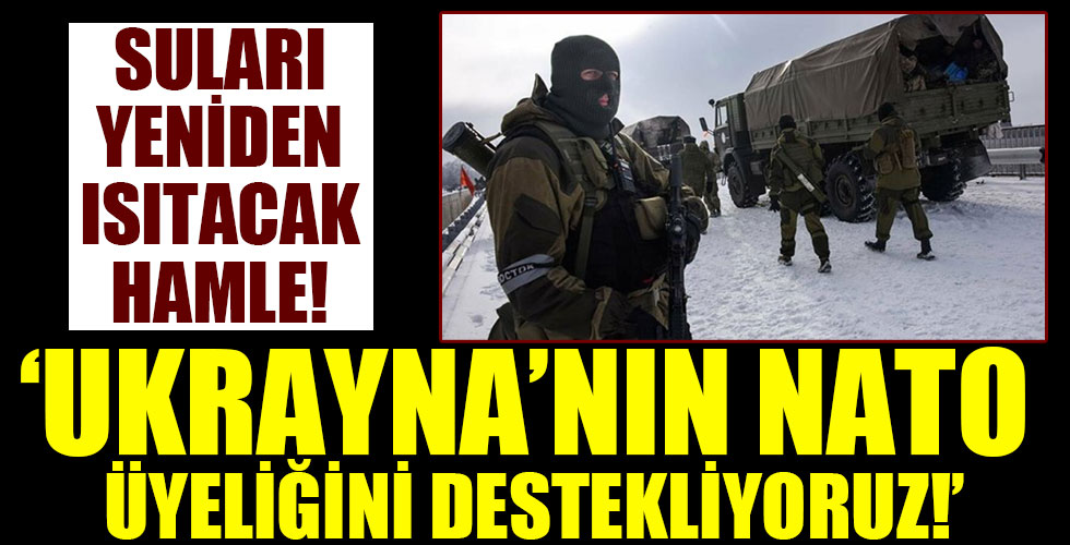 Rusya'ya karşı ittifak! Ukrayna'nın NATO üyeliğini destekliyoruz!