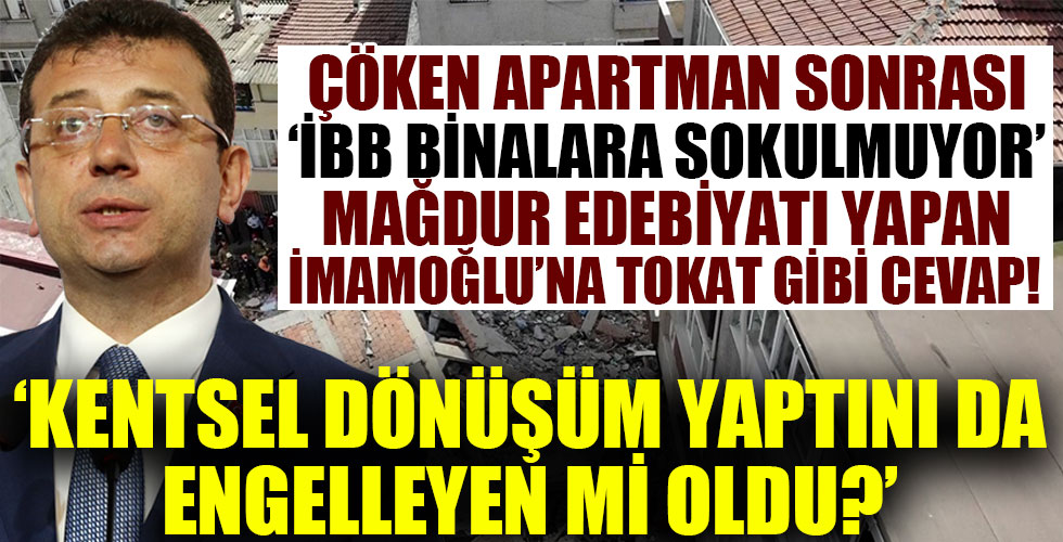 Zeytinburnu Belediye Başkanı Arısoy'dan İmamoğlu'na tokat gibi yanıt!