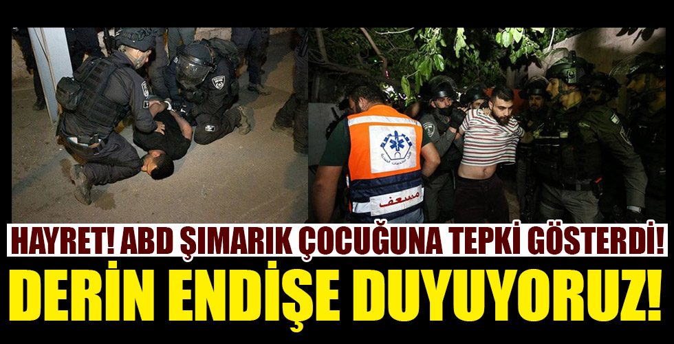 ABD'den Flistin'deki işgale sert tepki!