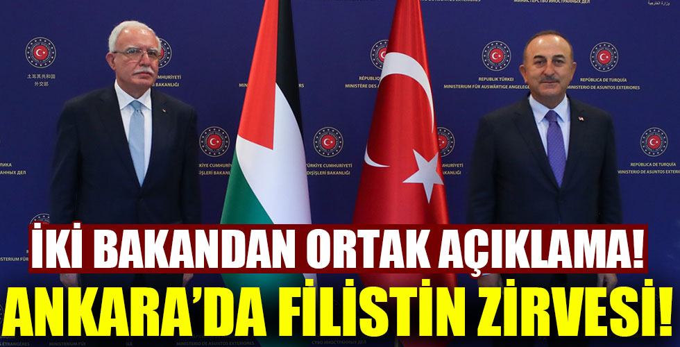 Ankara'da Filistin zirvesi!