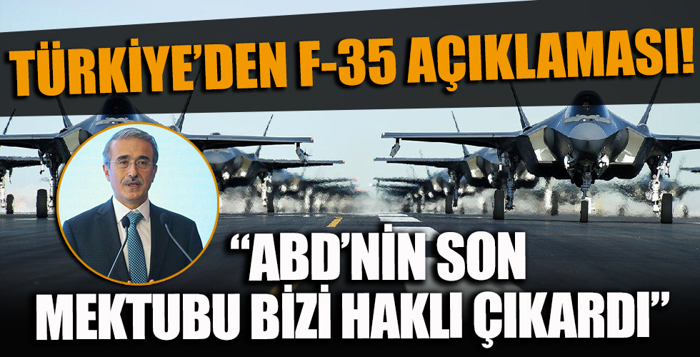 Cumhurbaşkanlığı Savunma Sanayii Başkanı Demir: ABD’nin son mektubu bizi haklı çıkardı