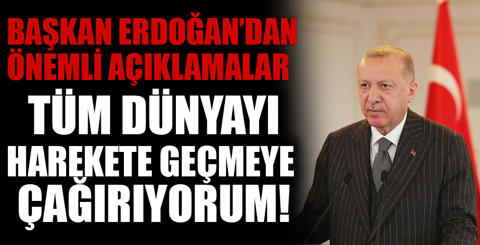 Cumhurbaşkanı Erdoğan konuşuyor