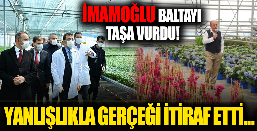 İmamoğlu yanlışlıkla itiraf etti