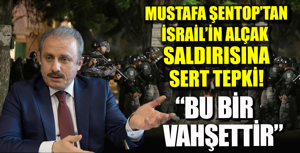 Mustafa Şentop'tan işgalci İsrail'e sert tepki