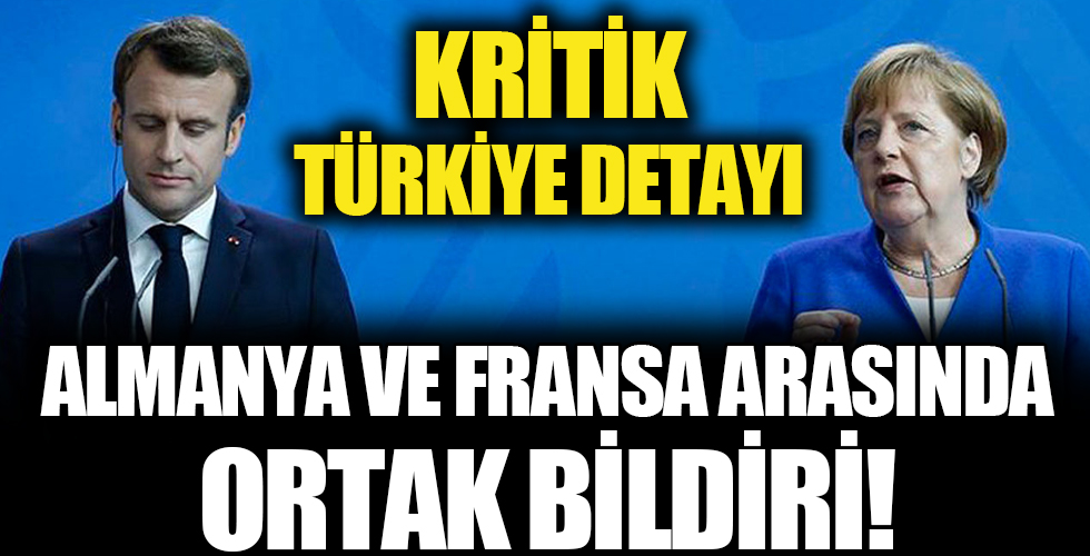 62 maddelik ortak bildirgede çarpıcı Türkiye detayı