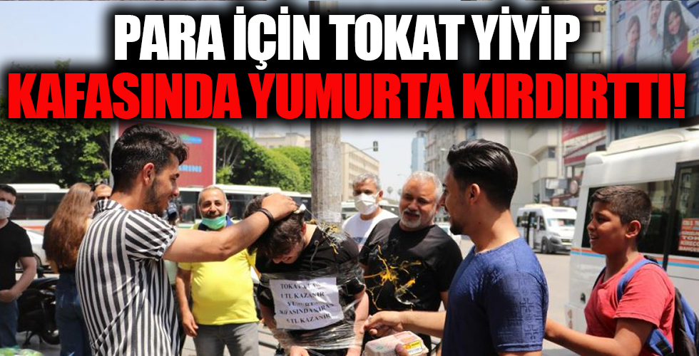 Adana'da arkadaşını direğe bağlayıp, para karşılığı tokat attırdı