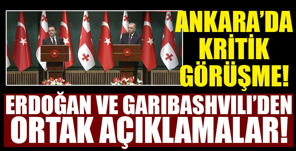 Ankara'da kritik görüşme! Ortak basın açıklaması!