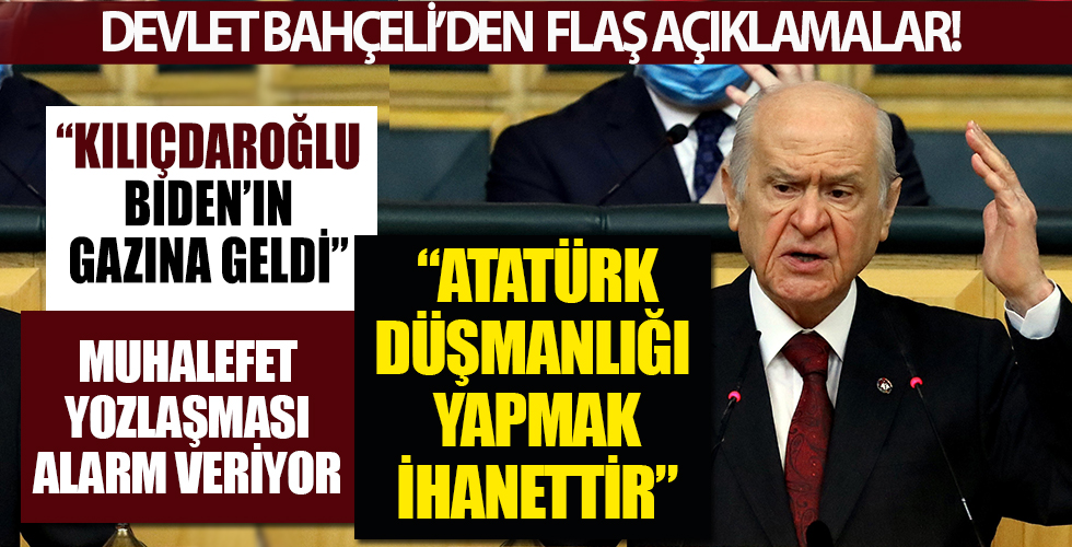 MHP Genel Başkanı Bahçeli'den Atatürk'e hakaret iddiasına ilişkin açıklama