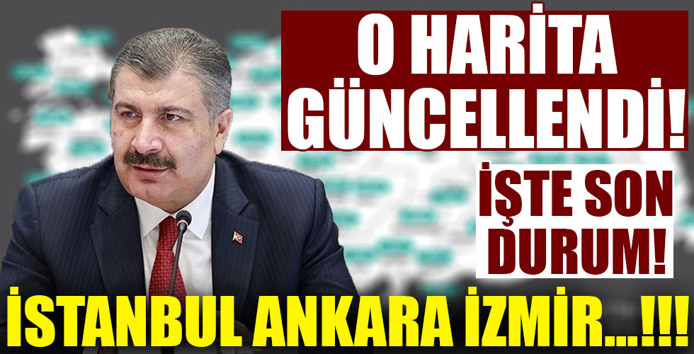 Sağlık Bakanı Koca illere göre vaka sayısını açıkladı!