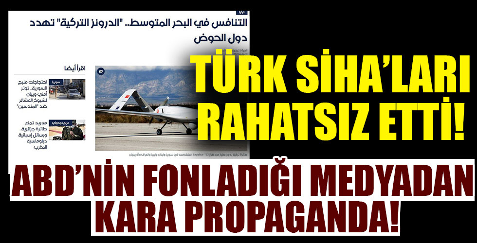 Türk SİHA'ları rahatsız etti!
