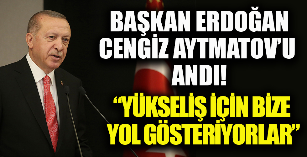 Başkan Erdoğan: 'Fikir adamlarımız yeniden yükseliş için bize yol gösteriyor'