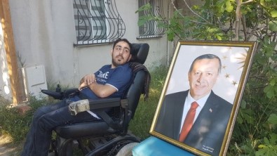 Bedensel Engelli Emir'in Erdogan Sevgisi