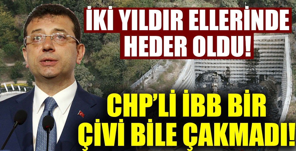Güzelim proje ellerinde heder oldu! İmamoğlu ve ekibi bir çivi bile çakmadı!