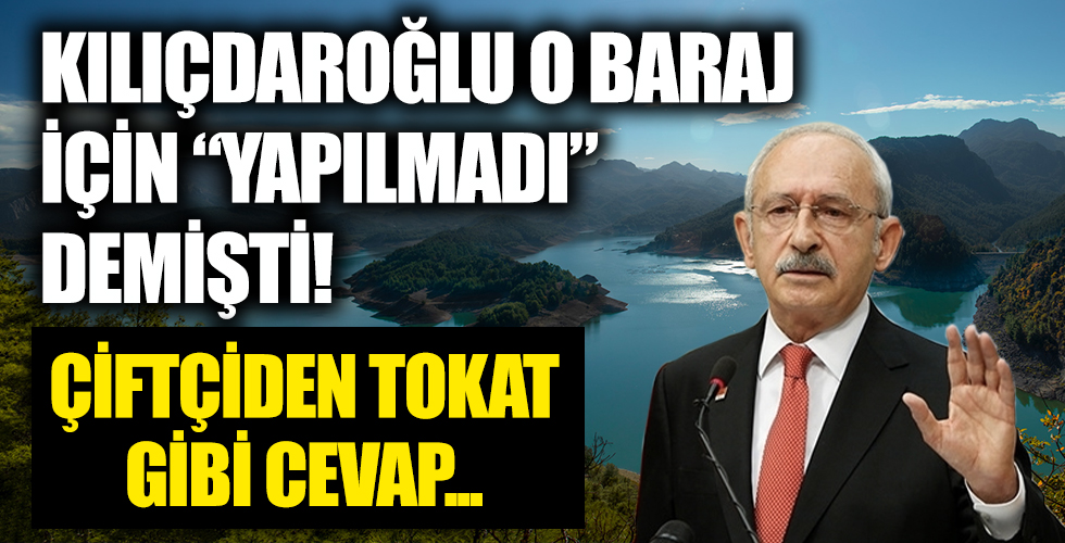 Kılıçdaroğlu'nun iddiasına cevap çiftçilerden: Karacaören'deki baraj yapıldıktan sonra daha verimli çiftçilik yapmaya başladık