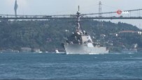 FATIH SULTAN MEHMET - ABD Savas Gemisi Istanbul Bogazi'ndan Geçti