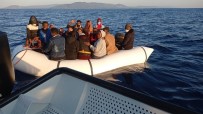 Izmir Açiklarinda 35 Düzensiz Göçmen Kurtarildi