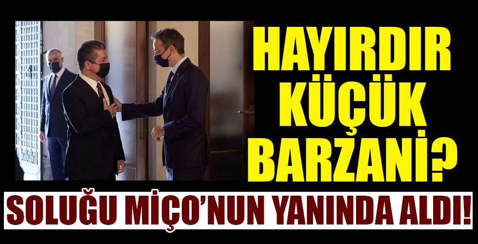 Kiryakos Miçotakis ile Mesrur Barzani görüştü!