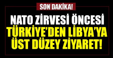 Türkiye’den Libya’ya üst düzey ziyaret!