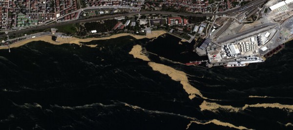 Marmara Denizi'ndeki müsilaj uzaydan görüntülendi!