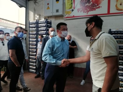 AK Parti'li Hamza Dag, Hal Esnafini Ziyaret Etti