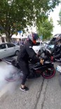 GRUP GENÇ - (Özel) Bagdat Caddesinde Dügün Konvoyunun Önünü Kesen Motosikletliler Pes Dedirtti