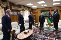 HAKAN FIDAN - Türk Üst Düzey Heyeti, Libya Baskanlik Konseyi Üyeleri Ile Görüstü