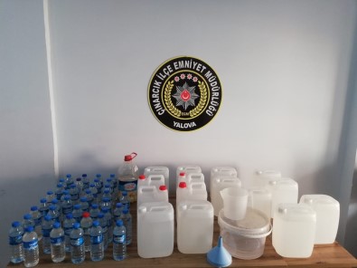 Yalova'da Kaçak Alkol Operasyonu