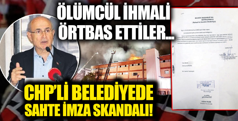 CHP’li Büyükçekmece Belediyesi'nde sahte imza skandalı! Ölümcül ihmali örtbas ettiler...