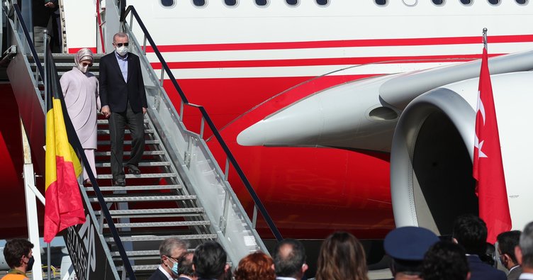 Erdoğan'a Brüksel'de sevgi gösterisi!