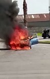 SANAYİ SİTESİ - Seyir Halindeki Otomobil Alev Alev Yandi