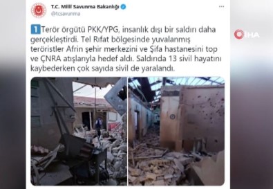 Terör Örgütü YPG/PKK'nin Hedefinde Afrin Vardi