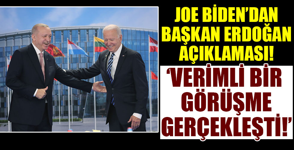 ABD Başkanı Joe Biden'dan flaş açıklamalar!