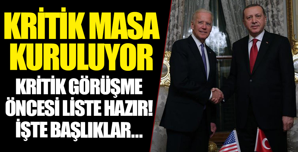 Başkan Erdoğan-Biden arasındaki kritik görüşme bugün! İşte masadaki konular
