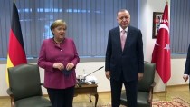 HULUSİ AKAR - Cumhurbaskani Erdogan'in, Almanya Basbakani Merkel Ile Görüsmesi Sona Erdi