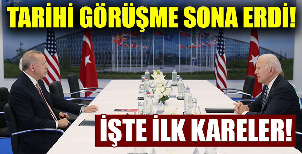 Erdoğan-Biden zirvesi sona erdi!