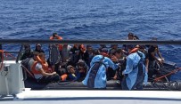 BADEMLI - Izmir Açiklarinda 55 Düzensiz Göçmen Kurtarildi