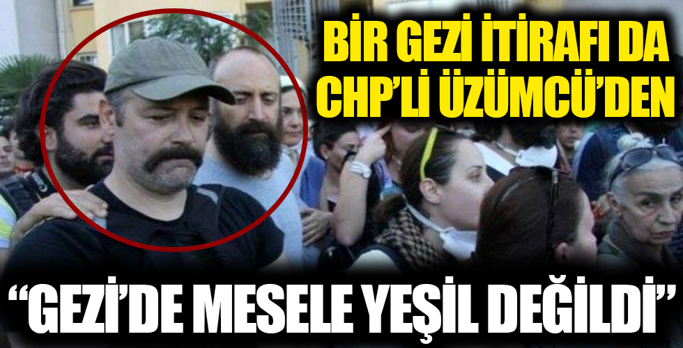 Şişli Belediyesi CHP'li Meclis Üyesi Üzümcü: Evet Gezi'de mesele yeşil değildi