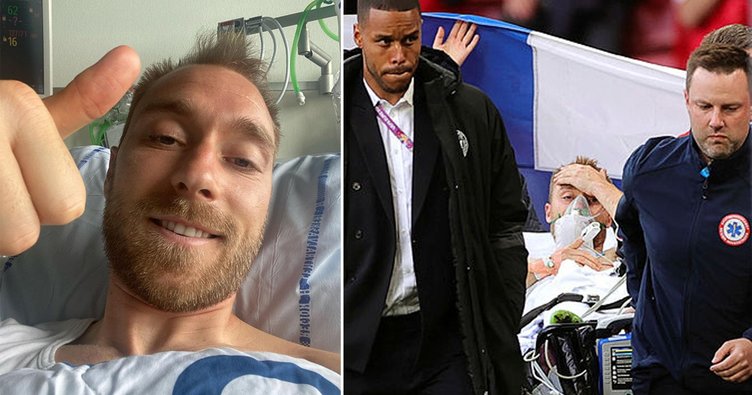 Christian Eriksen'den ilk fotoğraf!