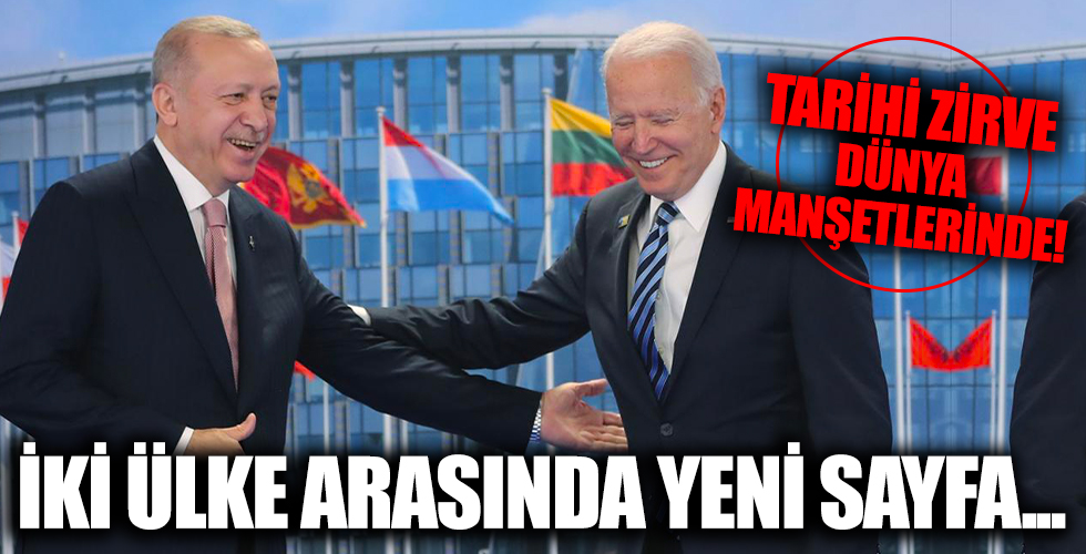 Erdoğan-Biden görüşmesi dünya manşetlerinde: Türk-Amerikan ilişkilerini yeniden başlatma hamlesi